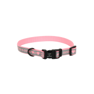 Life is Good Dog Reflective Collar 1"x18-26" Lucky Dog