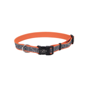 LazerBrite Refl Adj Collar 1" x 26" Orange Doghouses