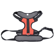 Coastal Reflective Ctrl Handle Harness Red 30-43" XLrg