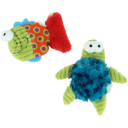 Coastal Turbo Cat Toy Whimsy Fish Turtle One Size