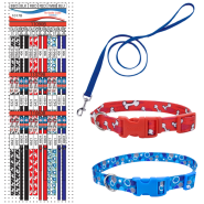 Pet Attire Styles and Core Collar & Leash Display