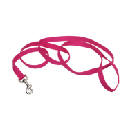 Nylon Leash 1" Pink Flamingo