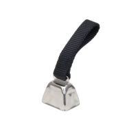 Water&Woods Dog Nickel Cow Bell Small Black