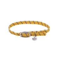 ElastaCat Refl Safety Stretch Collar Yellow 10"
