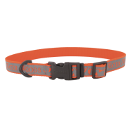 Water&Woods Adj Reflective Collar 1"x18-26" Orange