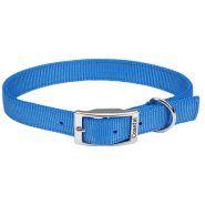 DoublePly Standard Nylon Collar 1x18" Blue Lagoon