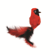 Life-like Cat Toys Red Bird