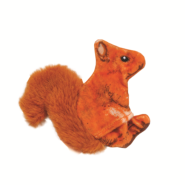 Life-like Cat Toys Orange Squirrel