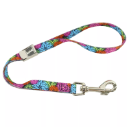 Safari Dog Adj Grooming Loop Wildflower 3/8"x24"