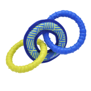 Rascals Fetch Tri-Ring Tug Toy