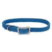 Sunburst Collar w/Bone Buckle Blue Lagoon 3/8x10"