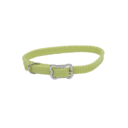 Sunburst Collar w/Bone Buckle Lime 3/8x10"