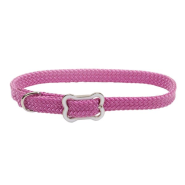 Sunburst Collar w/Bone Buckle Orchid 3/8x10"