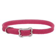 Sunburst Collar w/Bone Buckle Pink Flamingo 3/8x12"