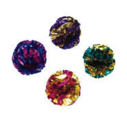 Rascals Cat 1.5" Krinkle Balls 4 Pack