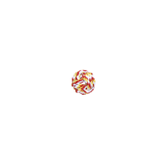 Rascals 3" Knot Rope Ball Red