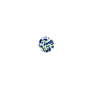 Rascals Knotty Rope Ball 5" Blue