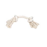 Rascals 10" XL 2 Knot Rope Tug Natural