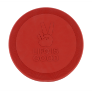 Life is Good Disc Faded Red One Size