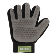 Safari Grooming Glove Black & Gray One Size