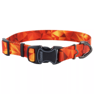 Inspire Dog Collar Blazing Shards Med 1"x14"-20"