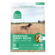 Open Farm Dog Freeze Dried Raw Homestead Turkey Mrsls 22 oz