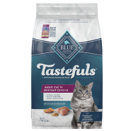 Blue Cat Tastefuls Adult 7+ Hairball Control Chk&BrRice 7 lb