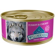 Blue Wilderness Dog GF Sm Breed Turkey & Chicken 24/5.5 oz