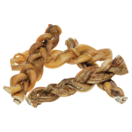 Redbarn Dog Bully Stick Braided 7" 3pk