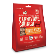 Stella&Chewys Dog Carnivore Crunch Beef Treats 3.25 oz