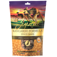 Zignature Dog Ziggy Bars LID Kangaroo & Pumpkin Treats 12 oz