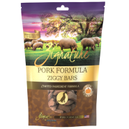 Zignature Dog Ziggy Bars LID Pork & Pumpkin Treats 12 oz