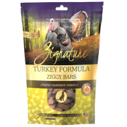 Zignature Dog Ziggy Bars LID Turkey & Pumpkin Treats 12 oz