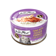 Fussie Cat Premium Tuna w/Chicken in Goats Milk 24/2.4oz