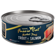 Fussie Cat Market Fresh Trout and Salmon 24/5.5 oz