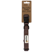Dexypaws Dog Collar Espresso Small 5/8x11-17"