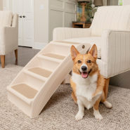 CozyUp Folding Pet Steps 20" up to 150 lb Tan