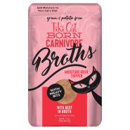 Tiki Cat Broths GF Beef 12/1.3 oz Pouch