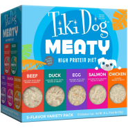 Tiki Dog Meaty Variety Pack 10/3 oz Cup