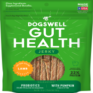 Dogswell Gut Health Jerky Lamb Recipe 10 oz