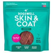 Dogswell Skin & Coat Jerky Salmon Recipe 18 oz