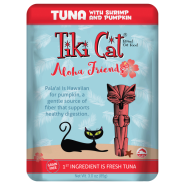 Tiki Cat Aloha Friends GF Tuna/Shrimp/Pumpkin 12/3 oz Pouch