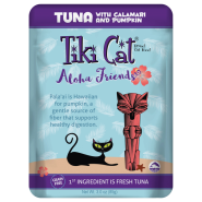 --Currently Unavailable-- Tiki Cat Aloha Friends GF Tuna/Calamari/Pmpkin 12/3 oz Pouch