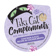 Tiki Cat Compliments Wet Topper Chicken & Egg 8/2.1 oz