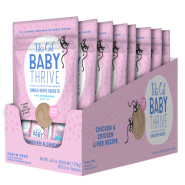 --Currently Unavailable-- Tiki Cat Baby Thrive Chkn & Chkn Liver Sachets 8x20pk/0.25oz