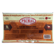 Primal Dog and Cat Raw Beef Marrow Bones 2" 6pk
