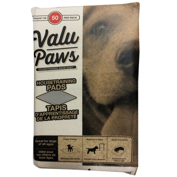 Precision ValuPaws Training Pads 22x22" 50 pk Pan Pacific Pet