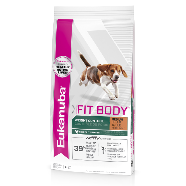 eukanuba fit body dog food