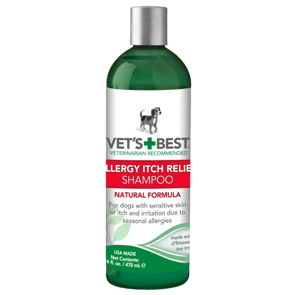Vets Best Allergy Itch Relief Shampoo 16 Oz Pan Pacific Pet