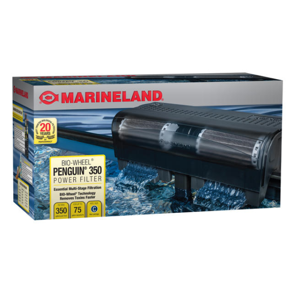 Marineland Penguin Power Filter 350 Rite Size C up to 75 gal Pan